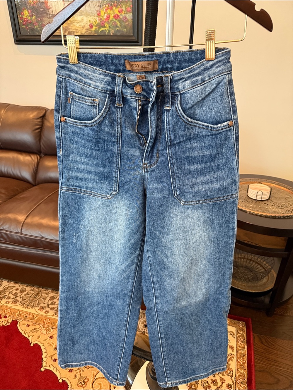 Judy Blue High-Rise cropped Wide-Leg Women's Jeans